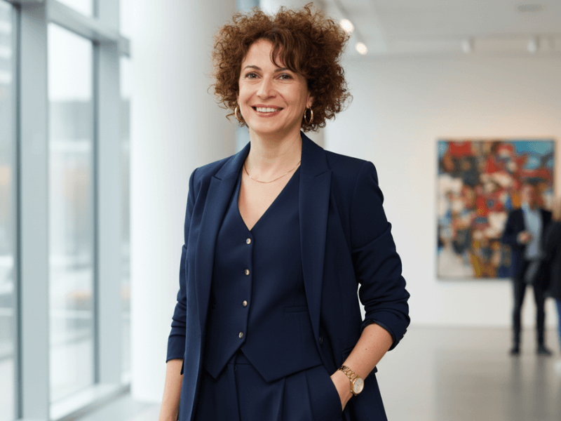 Photo de Françoise Muller, fondatrice d’OuistiCom, agence de communication digitale.