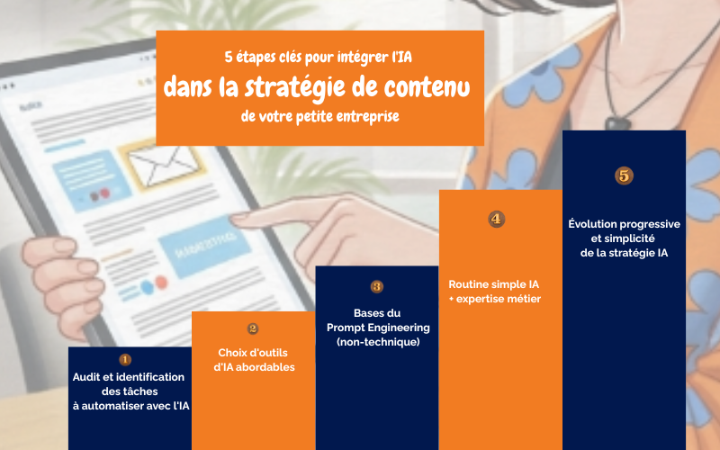 5 étapes clés pour intégrer l'IA dans la stratégie de contenu